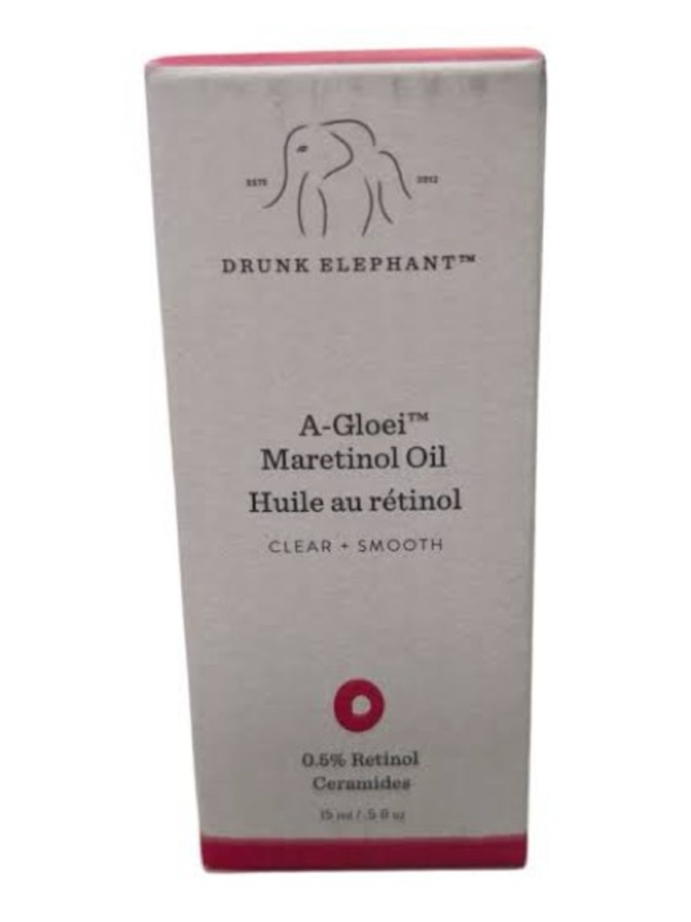 Drunk Elephant A-Gloei Maretinol Oil White Pink Box retinol 15ml ulta Sephora - Picture 2 of 2